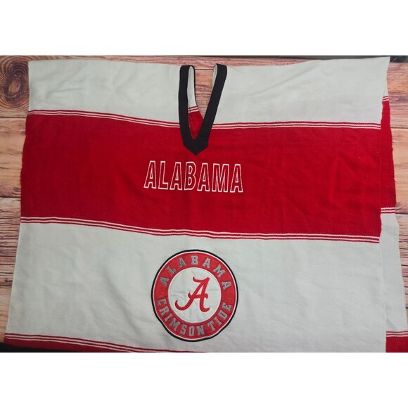 Alabama Crimson Tide Poncho One Size - Picture 4 of 5